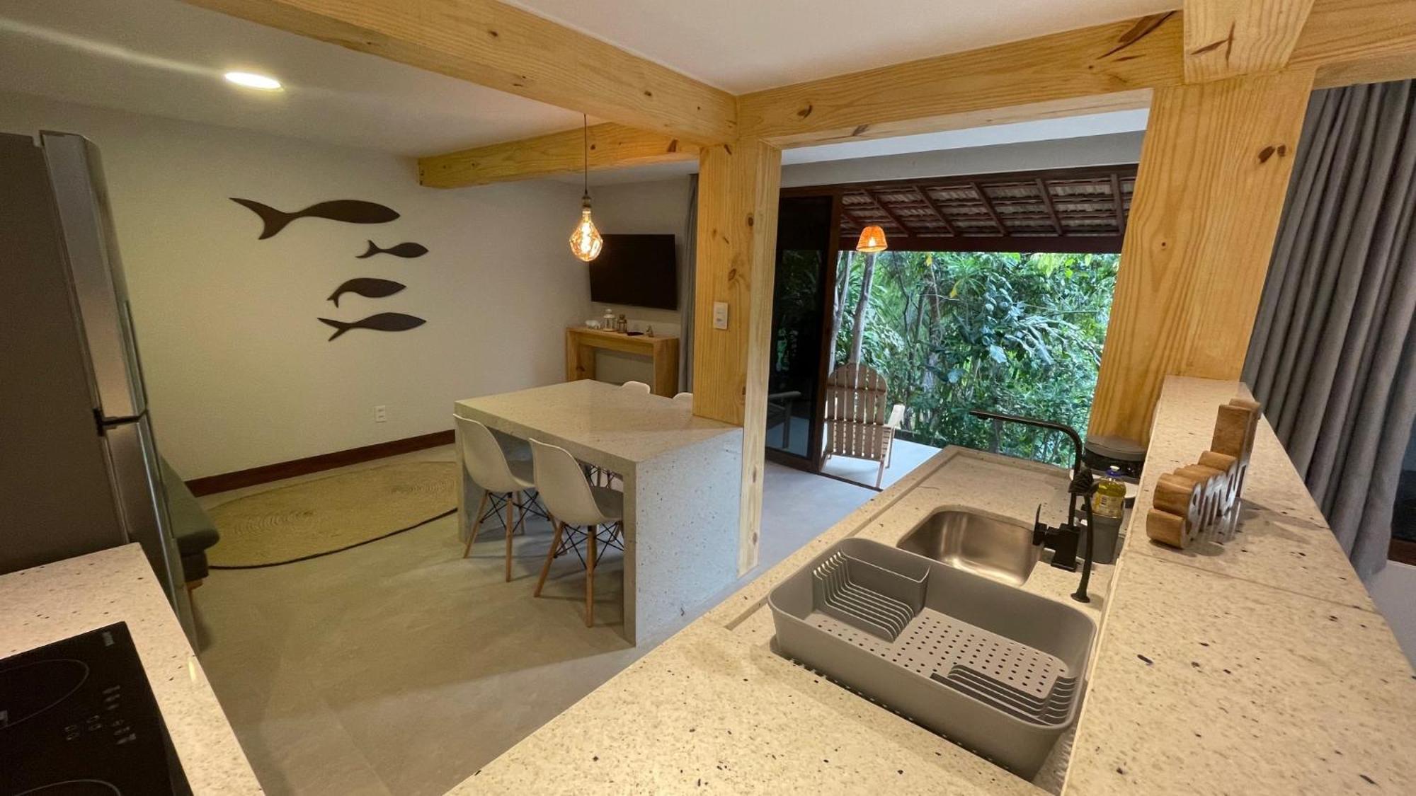 Loft Novo Em Morro De Sao Paulo Apartment Exterior foto