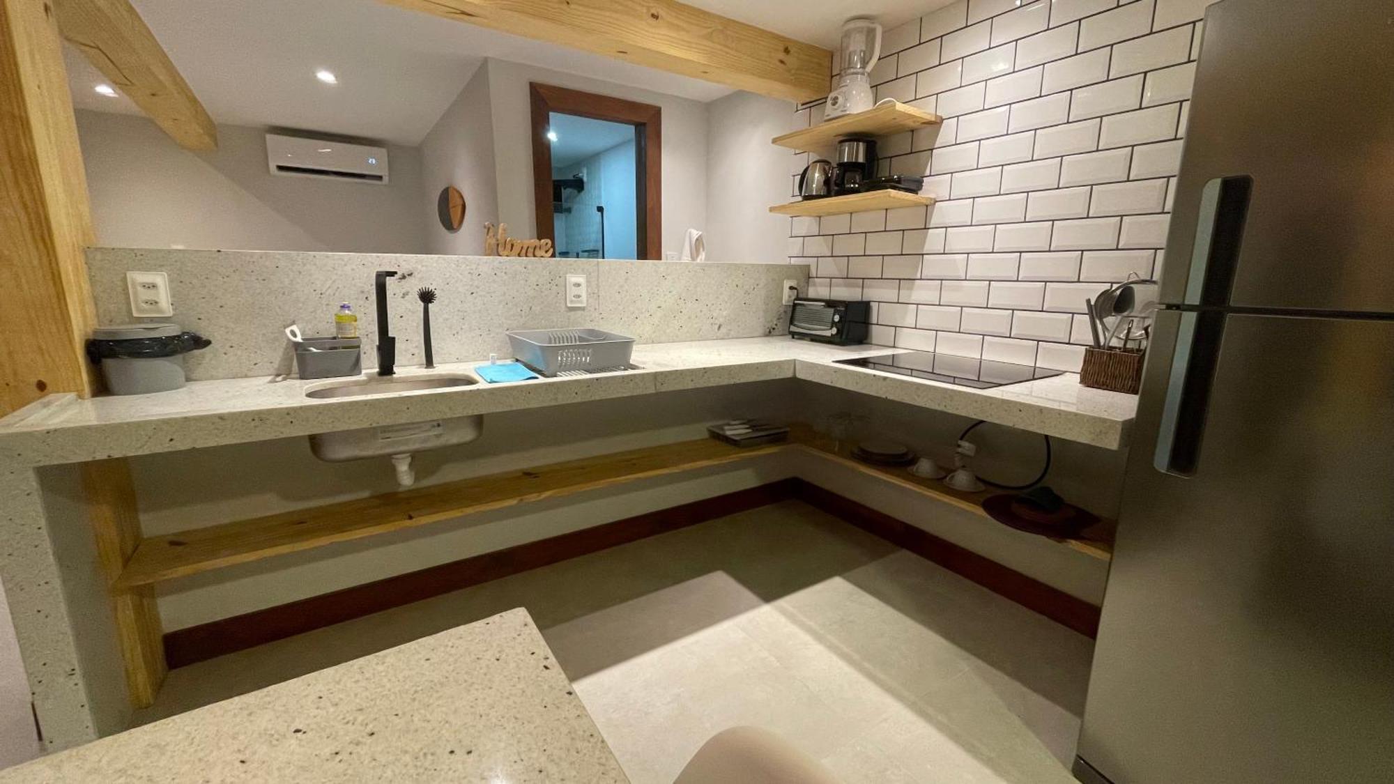 Loft Novo Em Morro De Sao Paulo Apartment Exterior foto